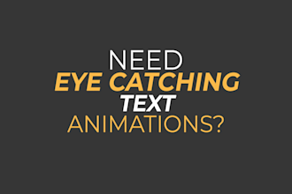 make eye catching kinetic typography videos