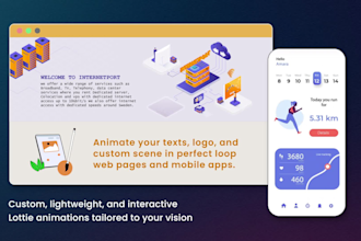 create a custom lottie animation from your design