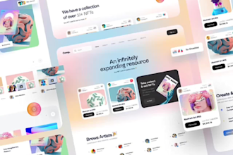 do figma website design and UI UX mockup