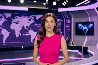 create realistic breaking news video with ai spokesperson, anchor, and presenter