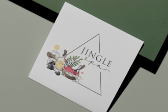 do unique custom watercolor fashion cosmetic makeup logo for  boutique salon spa