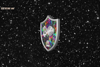 create a 3d rotating logo animation GIF for your website