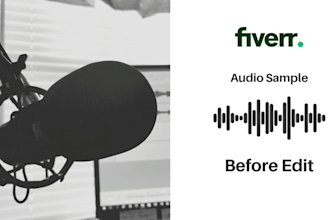 do noise reduction, audio cleanup, podcast edit