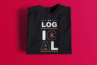 do vintage  trendy and custom typography t shirt design