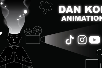 create minimalist dan koe style video for tiktok and reels