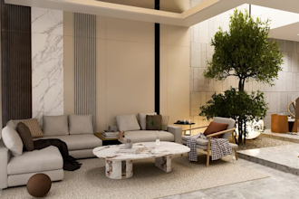 do kitchen design 3d rendering and interior solutions