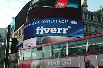 digitally add your content to the billboard of piccadilly, london, in this video