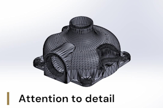 be creating an stl model in solidworks