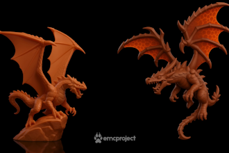 sculpt 3d character models, animals, dragons monsters for 3d printing and render