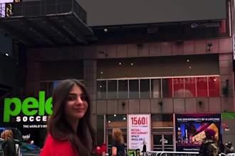 your logo or content to this times square billboard, new york, in this video