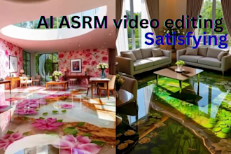 create viral ai epoxy flooring and video editing for shorts, tiktok and reels