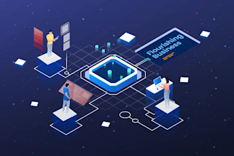 create a custom 2d isometric explainer video animation