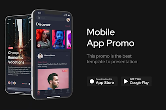 do short promo video for mobile app
