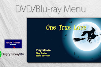 create a dvd or blu ray with menu system
