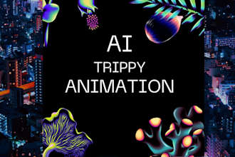 create a ai trippy animation music video