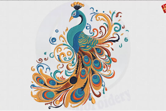 professionally digitize your embroidery design for any machine