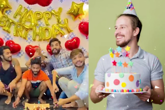 make funny happy birthday video