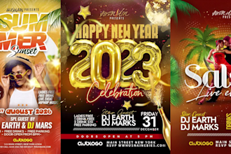 do osm event flyer, club, party, church, food, sports, business flyer or poster