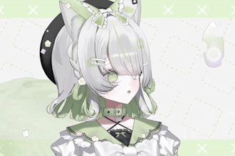 design and rig live2d vtuber model 3d vtuber model vtuber commission 2d anime