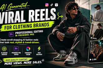 create ai viral reels for your fashion brand with professional video editing