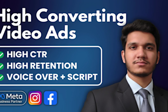 create video ad creatives for facebook, instagram, ecommerce