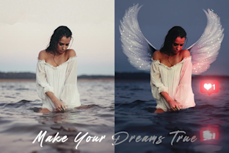 do creative photo manipulation and all photoshop editing