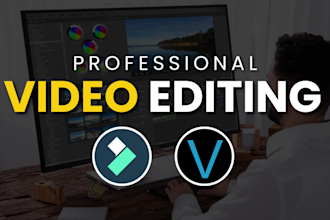 do professional editing for youtube video