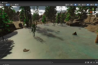 create 3d level design, environments in unity or blender for games, vidoes