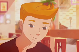 2d music video 2d animation, 2d cartoon video, short film, japanese anime style