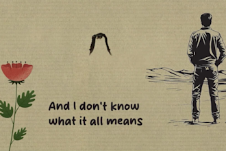 make hand drawn lyric video
