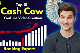 create top 10 cash cow youtube video creation and ranking