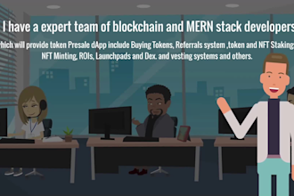 build evm and solana blockchain website and solutions