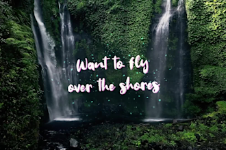design creative animated lyric videos for your music