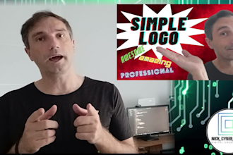 create a simple logo design, awesome, pro, fast, cheap