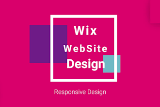 create wix website, redesign wix website, add SEO, and setup wix store
