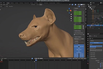do cgi 3d animal animation, 3d animal model, 3d animation, cgi, vfx
