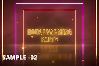 make housewarming party invitation video promo