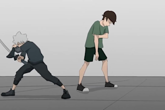 do 2d japanese anime style 2d animation anime animation 2d anime fighting manga