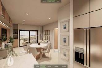 create interactive 3d virtual tour for real estate projects