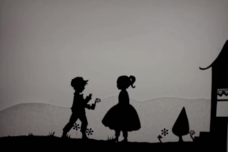 do quality shadow style, detailed silhouette animation, rotoscoping, hand drawn