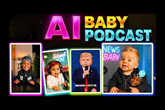 create stunning viral ai baby talking video lookalike creators ai baby podcast