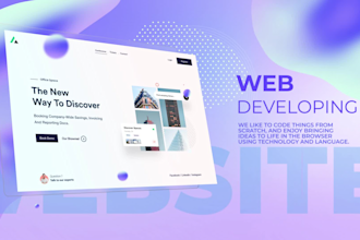 develop a web application with react, node, next