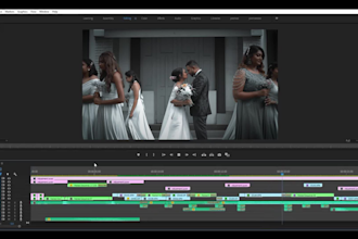 edit professional cinematic wedding highlight videos