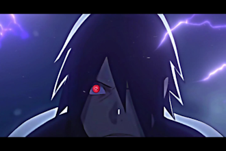 be editing short anime videos such as amvs for youtube and tiktok