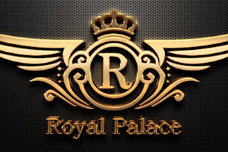 design 3d luxury gold logo for you