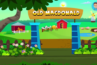 unique 2d learning and nursery rhyme videos for kids