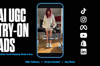 produce ai ugc try on video ads