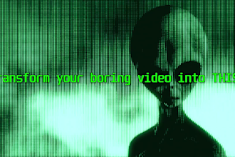 turn your video into a analogue retro futuristic style