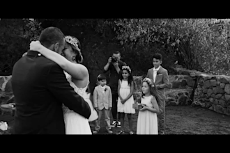 edit cinematic wedding video, wedding promo, and wedding invitation video