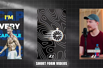 do professional video editing for instagram reels and youtube shorts